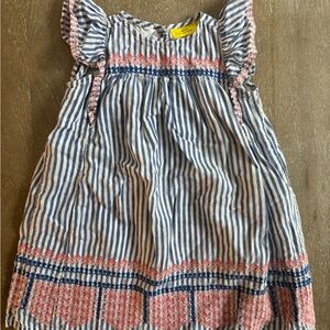 Roller Rabbit Striped Blue and Pink Kids Dress